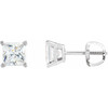 Platinum 3/8 CTW Natural Diamond Earrings