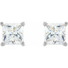 Platinum 3/8 CTW Natural Diamond Earrings