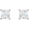 14K White 1/6 CTW Natural Diamond Earrings
