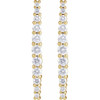 14K Yellow 3/8 CTW Natural Diamond Earrings