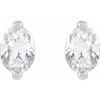 14K White 1/3 CTW Natural Diamond Stud Earrings