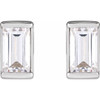 Platinum 1/5 CTW Natural Diamond Stud Earrings
