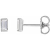 Platinum 1/4 CTW Natural Diamond Stud Earrings