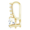 14K Yellow 1/5 CTW Natural Diamond Pendant