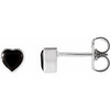 Sterling Silver Natural Black Onyx Stud Earrings |$299