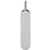 14K White .05 CTW Natural Diamond Engravable Bar Pendant