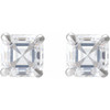 14K White 5/8 CTW Natural Diamond Earrings