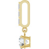 14K Yellow 3/8 CTW Natural Diamond Pendant