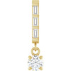 14K Yellow 1/5 CTW Natural Diamond Pendant