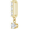 14K Yellow 1/5 CTW Natural Diamond Pendant