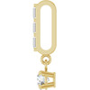 14K Yellow 1/5 CTW Natural Diamond Pendant