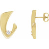 14K Yellow 1/5 CTW Natural Diamond Earrings