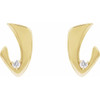 14K Yellow 1/5 CTW Natural Diamond Earrings