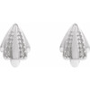 14K White 1/5 CTW Natural Diamond Earrings