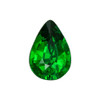 0.90 Carat Fine Green Tsavorite Garnet Gem, Pear Cut, 7.6 x 5.3 mm