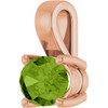 14K Rose Natural Peridot Pendant