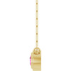 14 Karat Yellow Gold Natural Pink Sapphire Necklace 18 Inch - $967