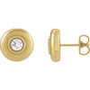 14K Yellow 1/2 CTW Lab-Grown Diamond Earrings