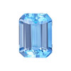 1.31 Blue Aquamarine Emerald 7.9 x 5.9 mm