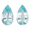 21.92 Blue Aquamarine Pear 20.9 x 12.1 mm
