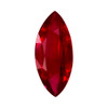 1 Red Ruby Marquise 10.4 x 4.6 mm