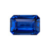 1.22 Carat Loose Rich Medium Blue Sapphire, Emerald Cut, 7.4 x 4.9 mm Fine Quality Loose Gemstone Hand Selected by AfricaGems $2886
