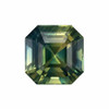 2.02 Bicolor Sapphire Emerald 6.6 x 6.5 mm