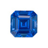 2.06 Carat Loose Rich Medium Blue Sapphire, Emerald Cut, 6.8 x 6.7 mm Investment Grade Gem Hand Selected by AfricaGems $5138