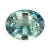 3.09 Blue Green Sapphire Oval 10.2 x 8 mm