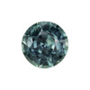 1.33 Blue Green Sapphire Round 6.3 x 6.3 mm