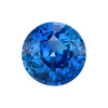 2.06 Carat Loose Rich Medium Blue Sapphire, Round Cut, 7.4 mm Collector Quality Gem Hand Selected by AfricaGems $5847