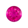 1.22 Rubellite Tourmaline Round 7 x 7 mm