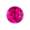 1.26 Rubellite Tourmaline Round 7 x 7 mm