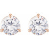 14K Rose 1/3 CTW Natural Diamond Earrings