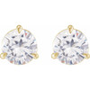 14K Yellow 3/8 CTW Natural Diamond Earrings