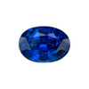 0.86 Carat Royal Blue Oval Cut Sapphire 6.9 x 4.9 mm Loose Gem for Custom Jewelry