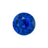 0.62 Carat Royal Blue Round Cut Sapphire Premium Loose Gem