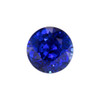 0.82 Carat Rich Royal Blue Sapphire Gem, Round 5.5 mm