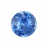 1.23 Carat Cornflower Round Cut Sapphire Fine Jewelry Gem
