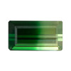 2.43 Bicolor Tourmaline Emerald 9.7 x 5.4 mm