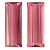 8.33 Carat Matching Pink Tourmaline Gems, Octagon Cut Pair, 16 x 6 mm|$3941