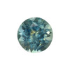 1.19 Carat Weight Teal  Sapphire Fine Gemstone, Round Shape, 6.1 mm| $2815