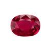 1.01 Carat Vivid Red Ruby Gem, Rare No Heat GIA, Oval Cut, 7.09 x 5.29 x 2.82 mm