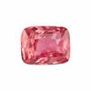 1.00 Carat Padparadscha No Heat, GIA Certed, Sapphire Gem, Cushion Cut, 6.36 x 5.06 x 3.16 mm | $3870