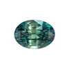 1.33 Carat Teal Blue Green Sapphire Gem, Oval Cut, 7.2 x 5.2 mm | $1487