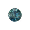 0.60 Carat Teal Blue Green Sapphire Gem, Round Cut, 5 mm | $697