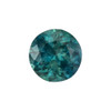 0.77 Carat Teal Blue Green Sapphire Gem, Round Cut, 5.5 mm | $1292