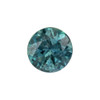 0.79 Carat Teal Blue Green Sapphire Gem, Round Cut, 5.4 mm | $1189