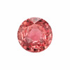 1.01 Carat Padparadscha GIA Certed, Sapphire Gem, Round Cut, 6.08 x 3.44 mm | $3258