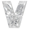 0.85 Carat Brilliant Cut VS GH Lab-Grown Diamond Initial V